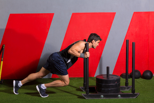 Prowler Push fat loss hiit